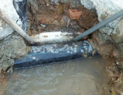 定日测漏水之水管漏水